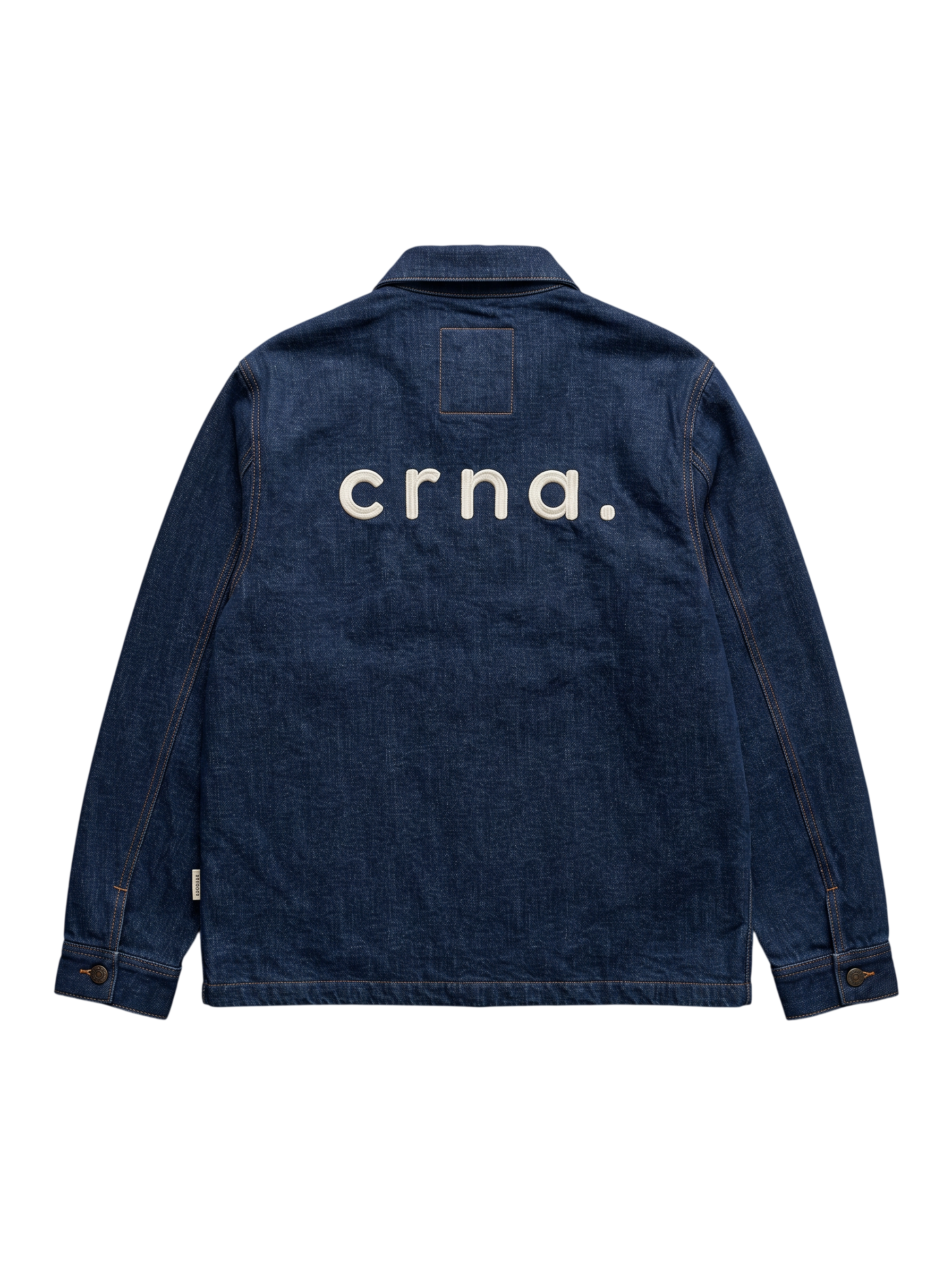 denimjacka med crna.-brodyr